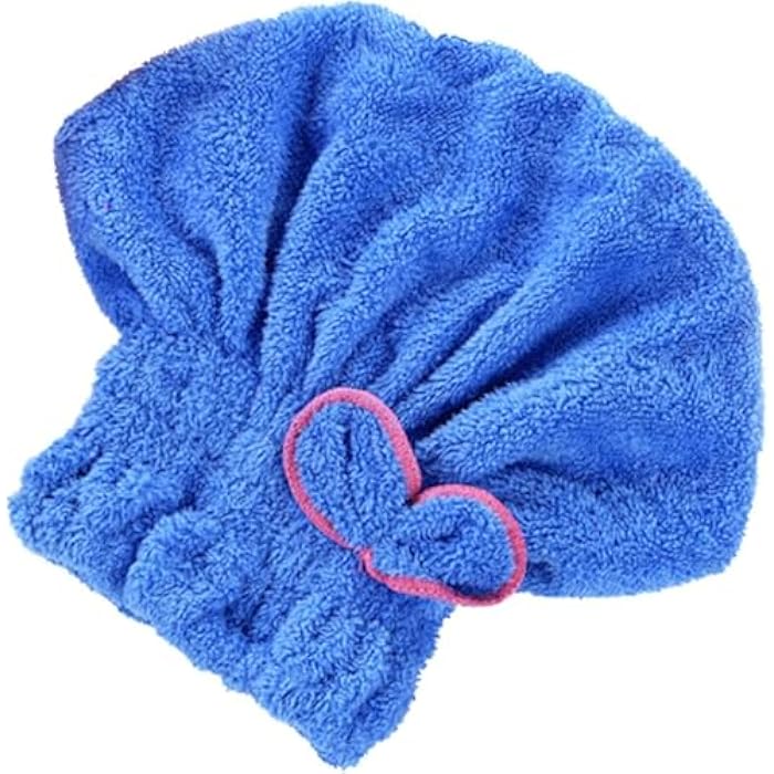 TRUST.STORE Bow Hair Bonnet (5 Pack) – Instant Drying Towel with High Absorbency, Soft & Light to Dry Hair Easily After Shower or Daily Care - Image 4